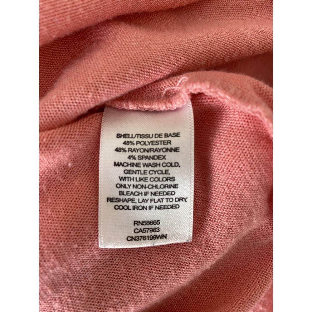 Caslon pink made in Quatemala size 1X Women Sweater A003026 - Picture 4 of 4